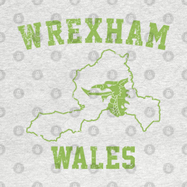 Wrexham Wales / Cymru by Botak Solid Art